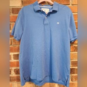 Southern Tide Shirt Mens Medium Blue The Skipjack Polo Tuna Logo Golf